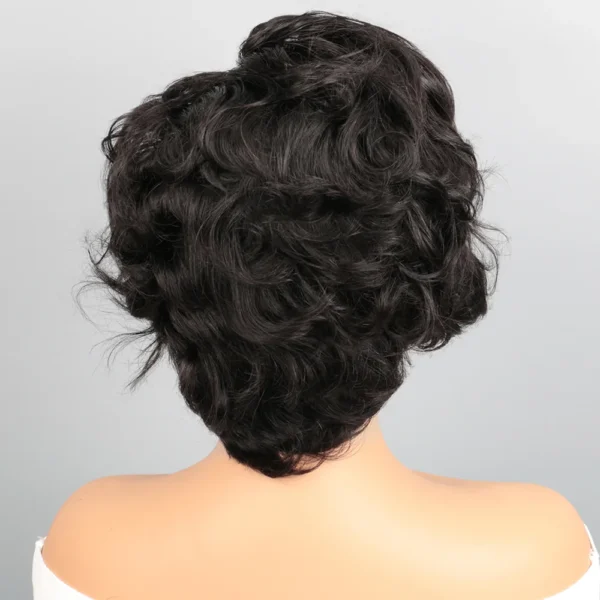 Pixie Cut Wig Human Hair Straight13X4 HD Lace Front Wigs Wear and Go Glueless Wigs Human Hair Short Curly Natural Wigs for Woman - Image 2